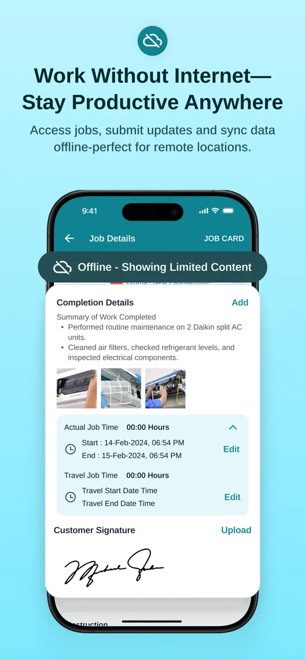 Screenshot #3 pour EyeOnTask - Field Service App