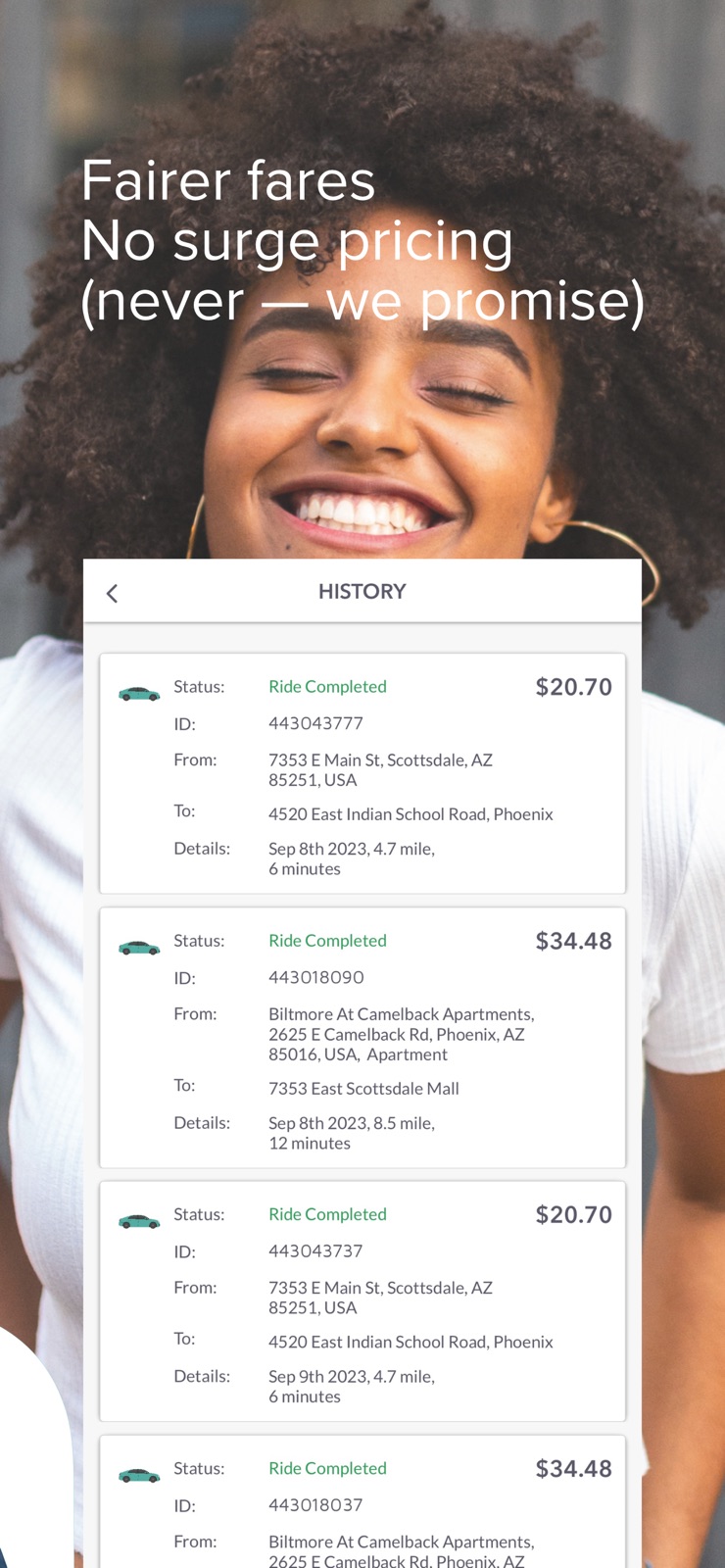 HUM Rideshare iphone screenshot 3