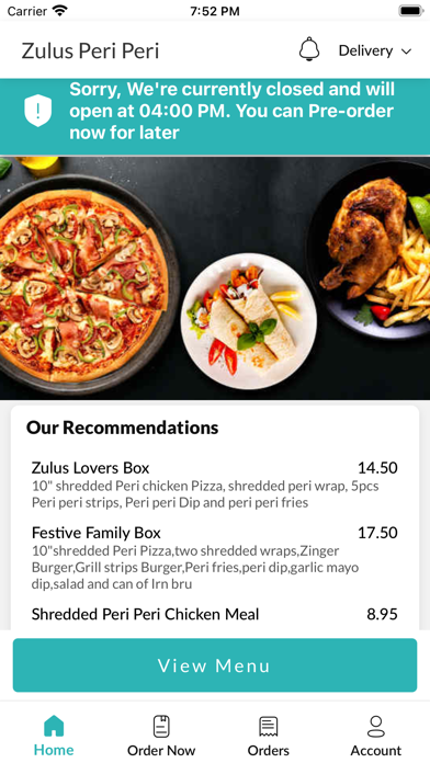 Zulus Peri Peri Dundee Screenshot