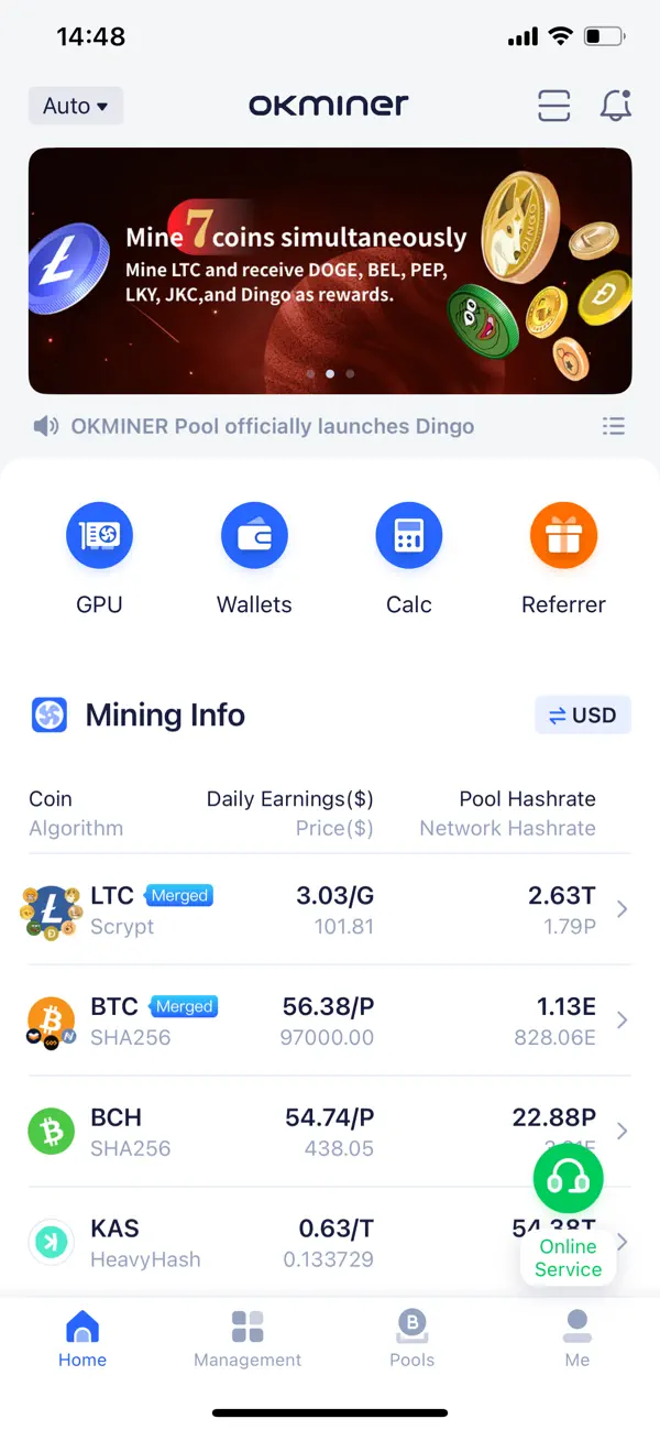 Screenshot #2 pour OKMINER OS