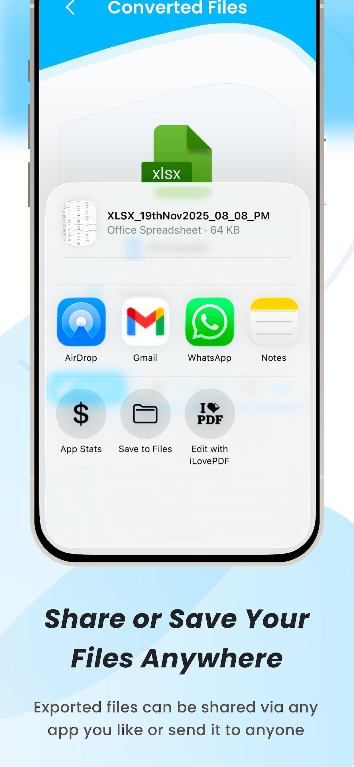Contacts to Excel , PDF , CSV