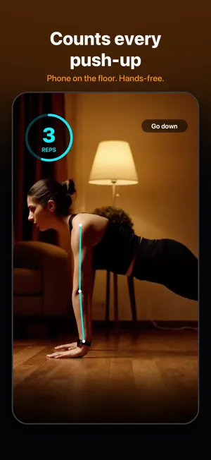 PushCount: Push Up Counter screenshot 1
