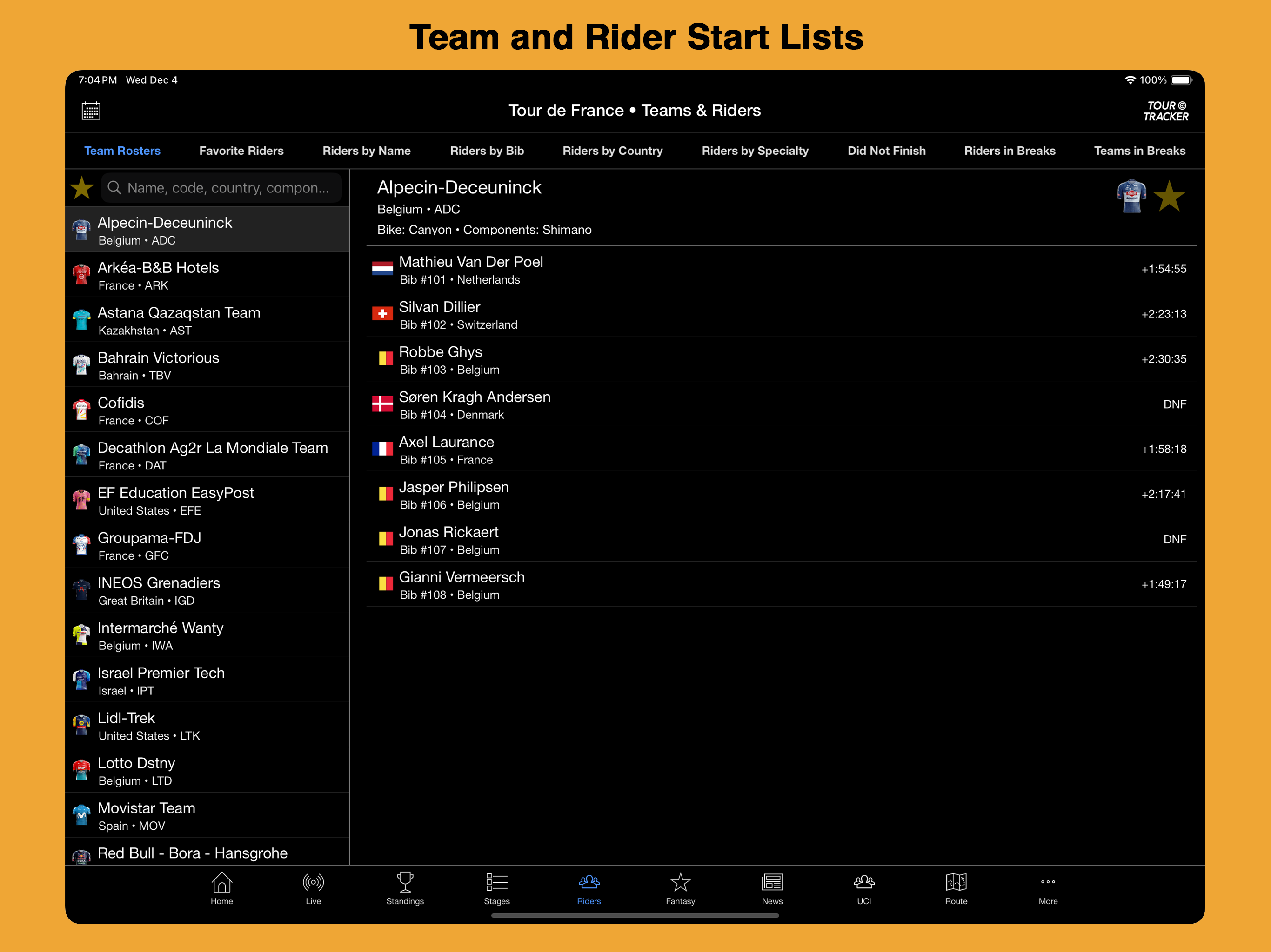 Tour Tracker Pro Cycling screenshot 16