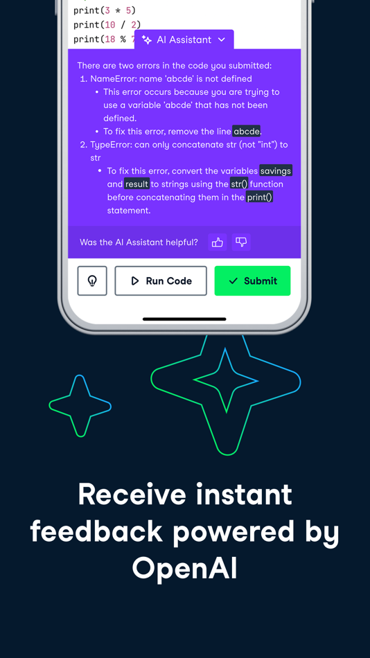 #1. DataCamp: Learn Python/AI/Code (iOS) Göre: Datacamp
