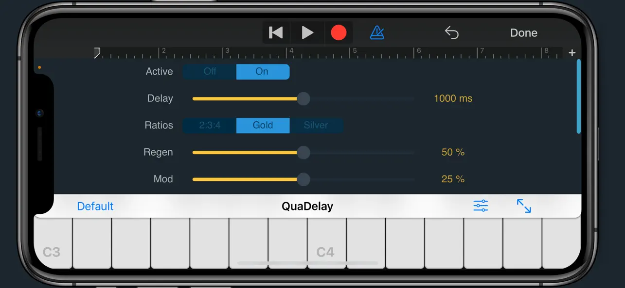 Screenshot #2 pour QuaDelay