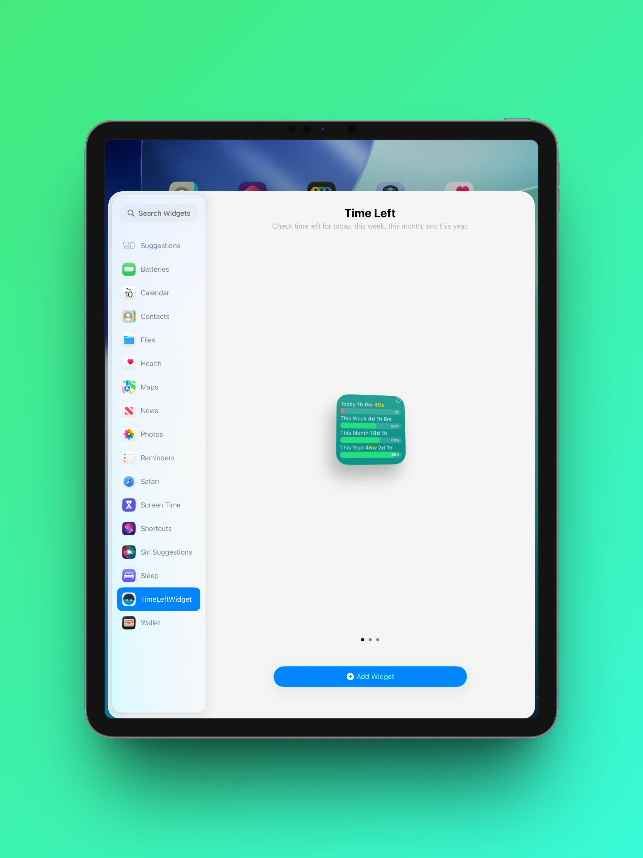 TimeLeftWidget