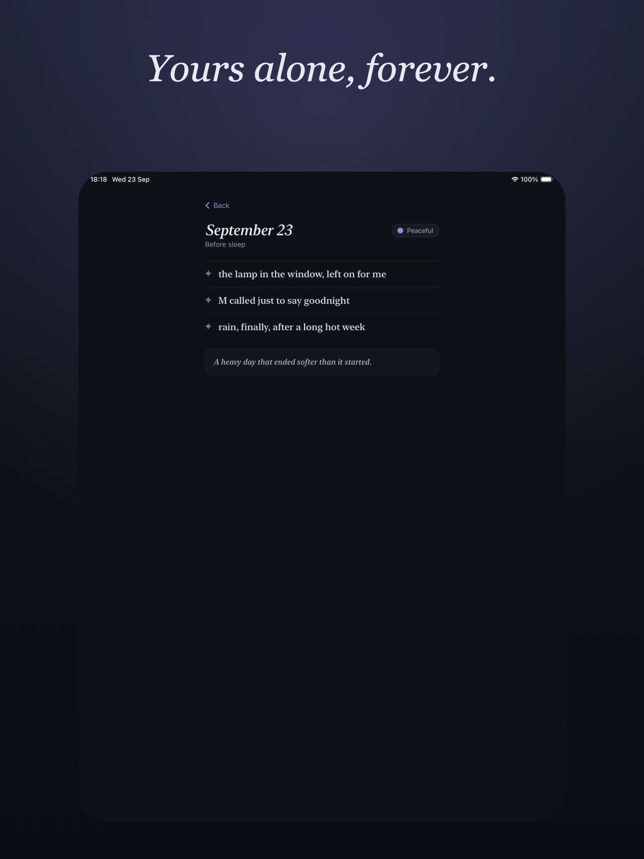 Screenshot 12 of Nocturne: Gratitude Journal