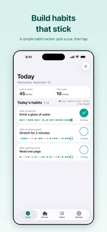 HabitTap: Simple Habit Tracker Screenshot 1 of 5