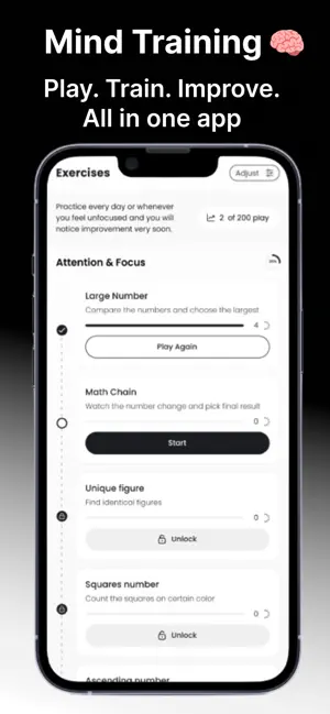 Memory & Focus Trainer screenshot 2