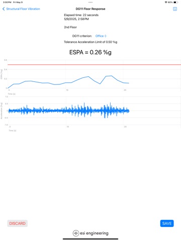 Structural Floor Vibration iPad screenshot