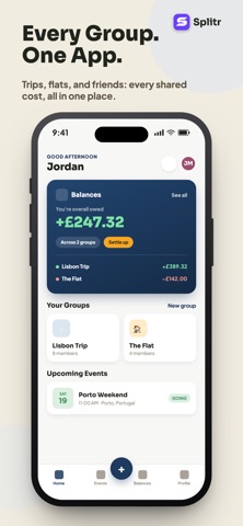 Splitr: Split Group Expenses Screenshot 1 of 8
