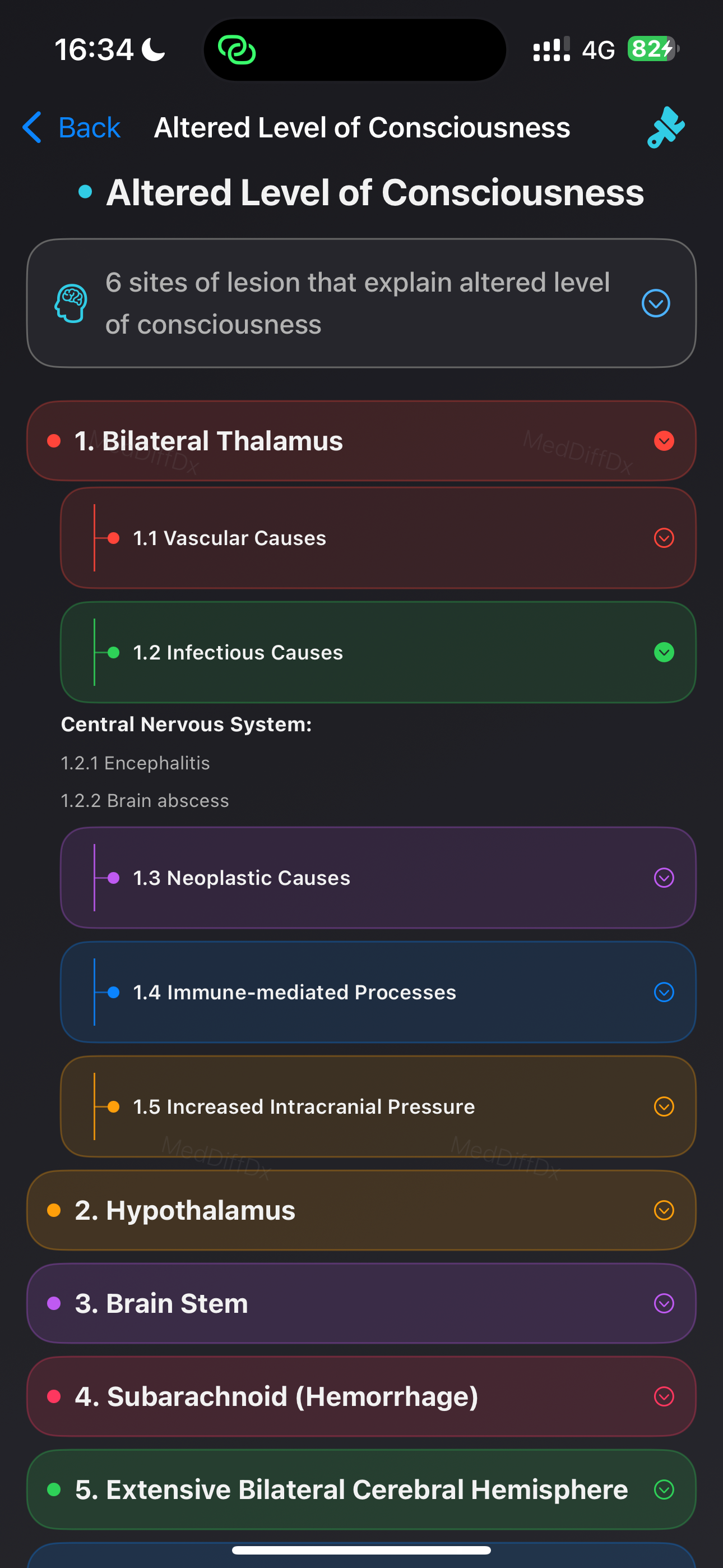 MedDiffDx: Internal medicine screenshot 6