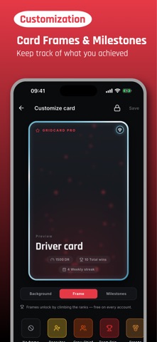 GridCard: For Sim-Racers iPhone screenshot