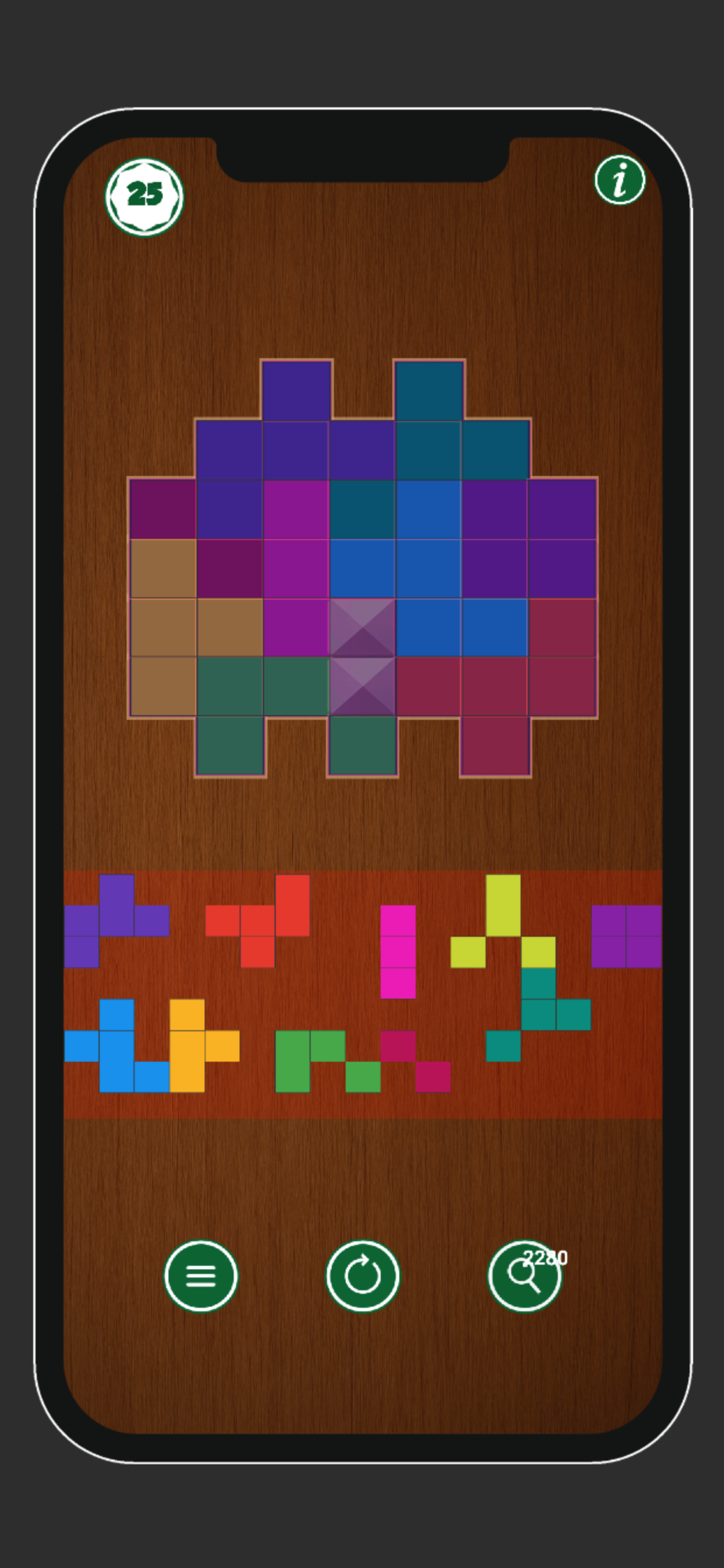 Wooden Block Fit Puzzle