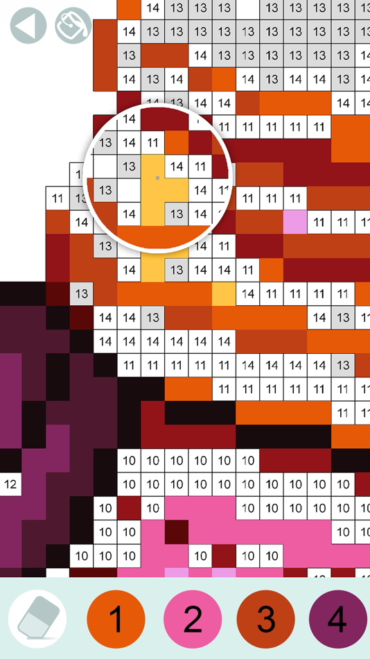 #4. Color by number: Pixel drawing (iOS) 由: Concolor - Educational learning games for kids & toddlers