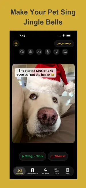 Jingle Pets: Singing Dog & Cat screenshot 1