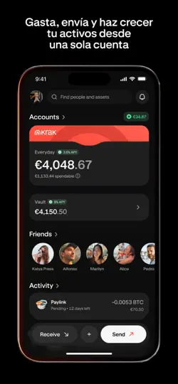 Captura de pantalla de Krak: Cashback Y Tarjeta en iPhone 2