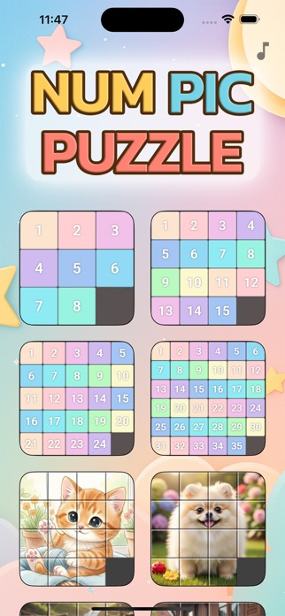NUM PIC PUZZLE Screenshot 1 of 4