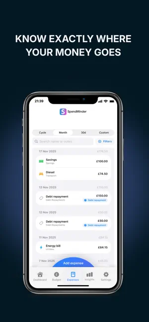 SpendMinder screenshot 3