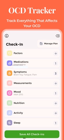 OCD Tracker Journal Screenshot 1 of 10