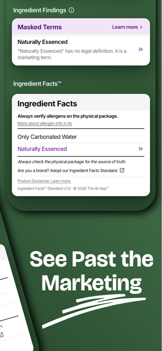 iib - Ingredient Scanner Screenshot 3 of 5
