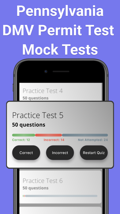 Pennsylvania DMV Test 2025 Screenshot