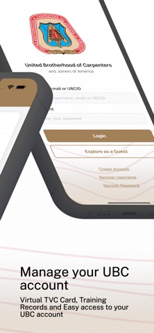 UBC Member Portal App iPhone screenshot