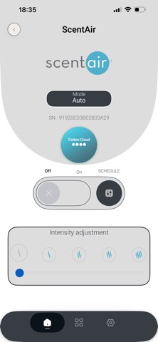 Essentia by ScentAir iPhone screenshot