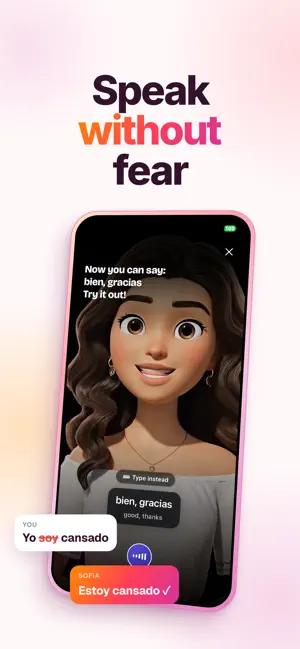 Speak Spanish: Sofia AI Tutor screenshot 2