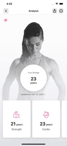 Pink Frauen Fitness. iPhone screenshot