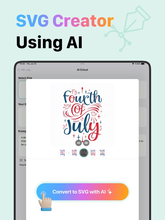 AI Design Space iPad screenshot 4 - Graphics & Design app