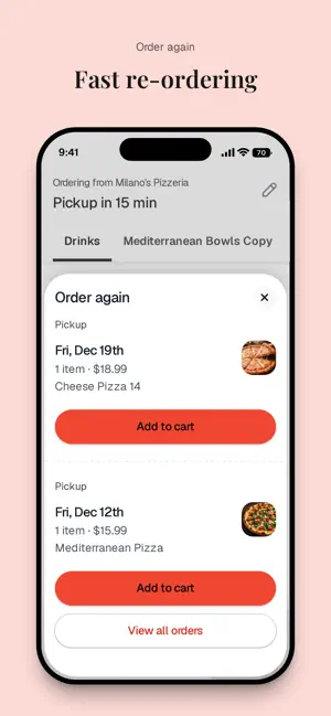Milano's Pizzeria screenshot 4