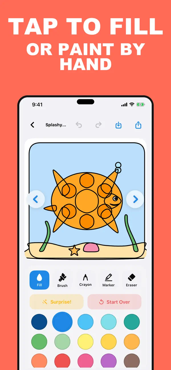 Screenshot #3 pour Ocean Animal Coloring Kids