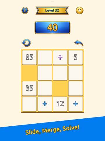 Math Brains - Slide to Solve iPad screenshot