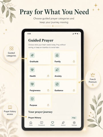 Bible Prayer & Devotional iPad screenshot