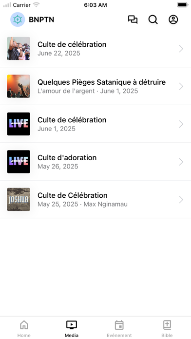 Bonne Nouvelle app screenshot 2