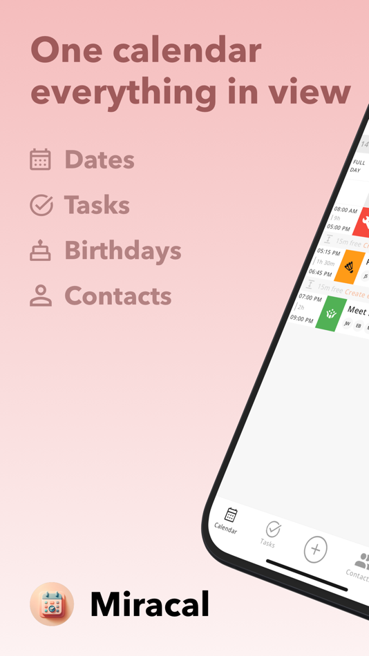 #1. Miracal: Calendar Planner Todo (iOS) Göre: Warin Winnicke