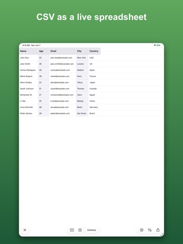 ParseLab iPad screenshot