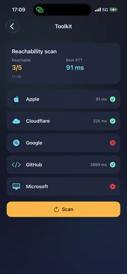 Скриншот Fusvob VPN - ВПН Прокси на iPhone 5