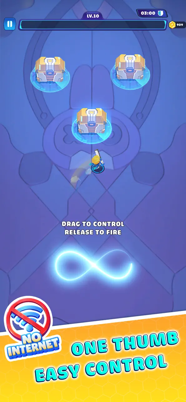 Star Blaster: Space Roguelike iOS Mod IPA screenshot 1 - iOS game interface