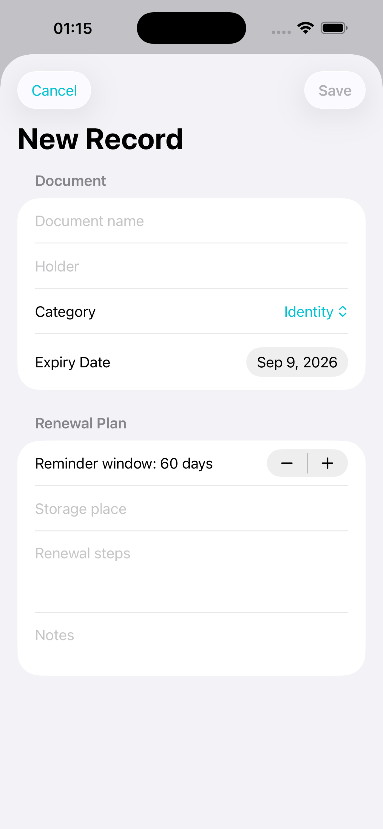 PaperTrail Expiry Desk screenshot 3