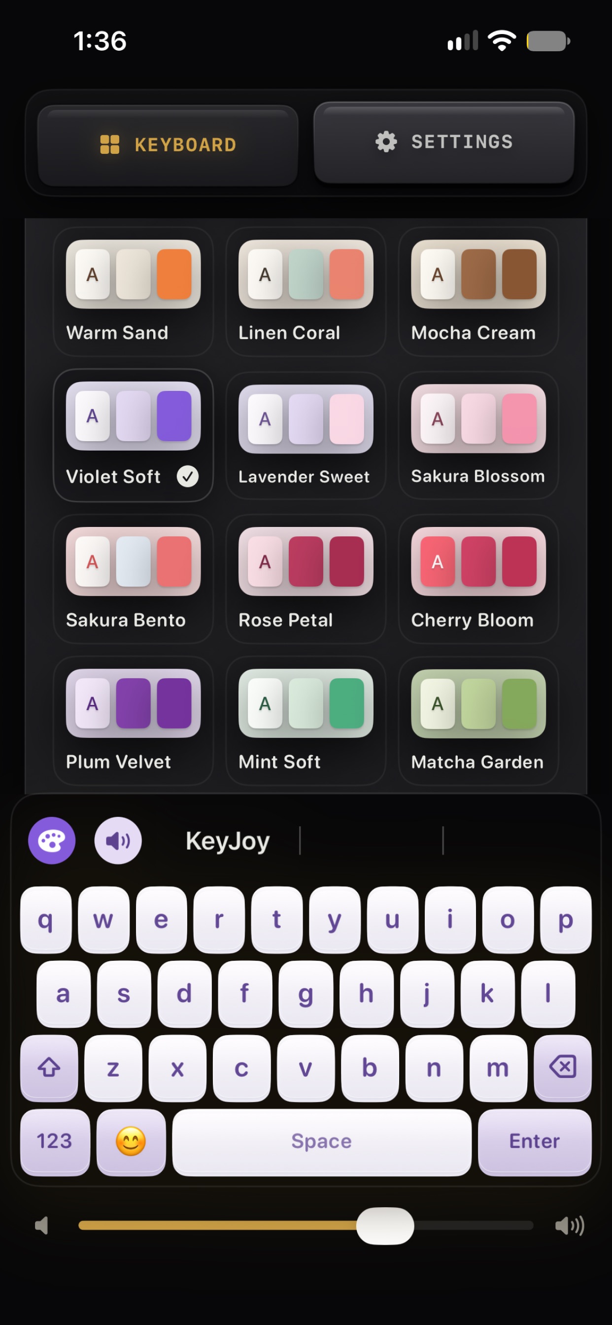 Screenshot 2 of Keyboard Sounds App: KeyJoy