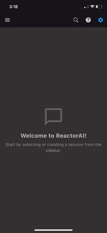 ReactorAI iPhone screenshot