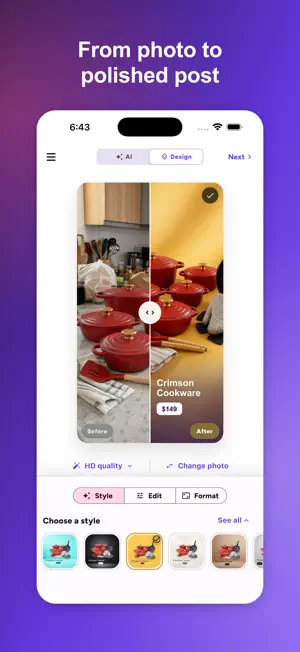 Peckle: AI Product Ad Maker screenshot 2