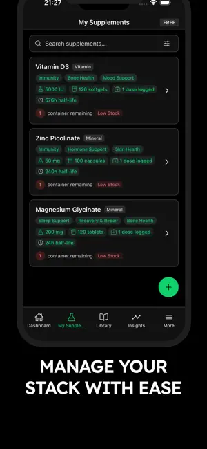 Vitamin & Supplement Tracker screenshot 2