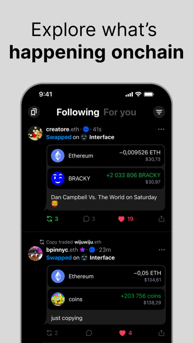 Screenshot #1 pour Interface – Explore Ethereum