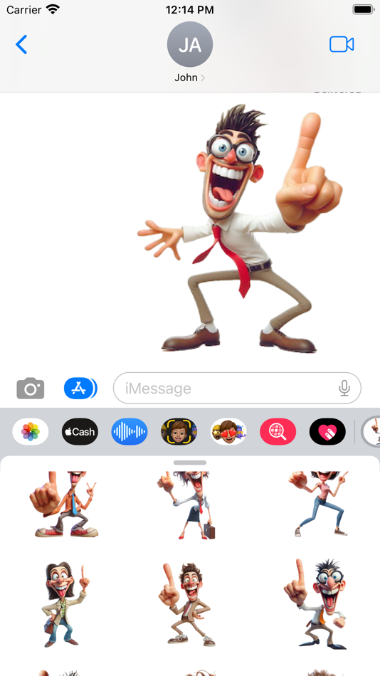 #6. Number One Stickers (iOS) By: Paul Scott