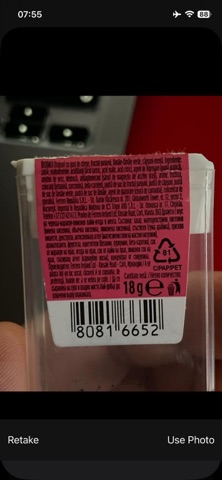 ProductScanner - Label Reader Screenshot 5 of 8