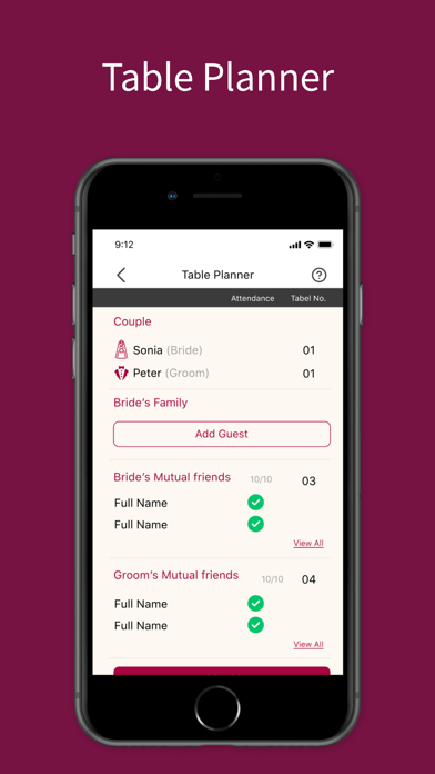 BVAAH: Wedding Planner Screenshot 1 of 6