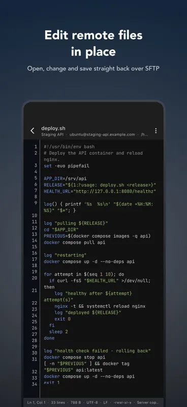 Mobile SSH Terminal screenshot 2 of 10